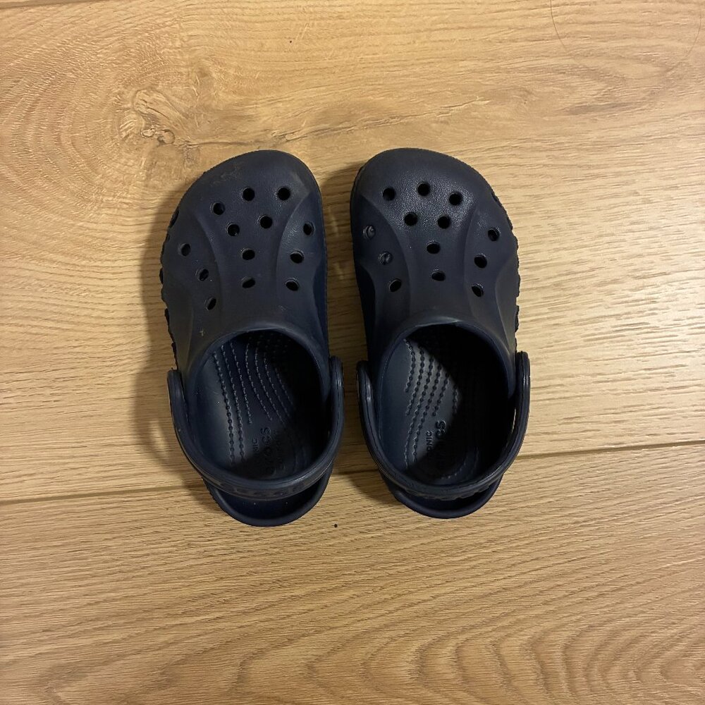 CROCS Kids Navy Blue Classic Clog